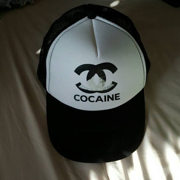 Chanel logo hat