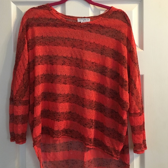 Lose light weight knit striped sweater