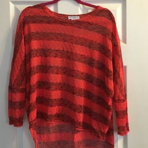 Lose light weight knit striped sweater