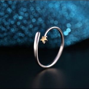 Shooting star ring