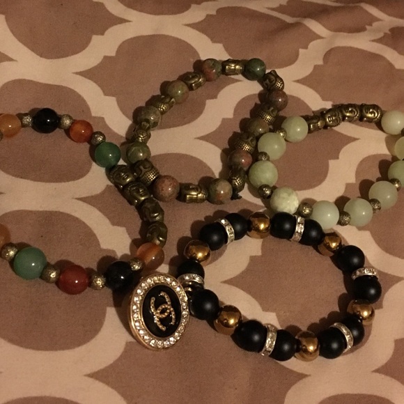 Handmade semi precious bracelets