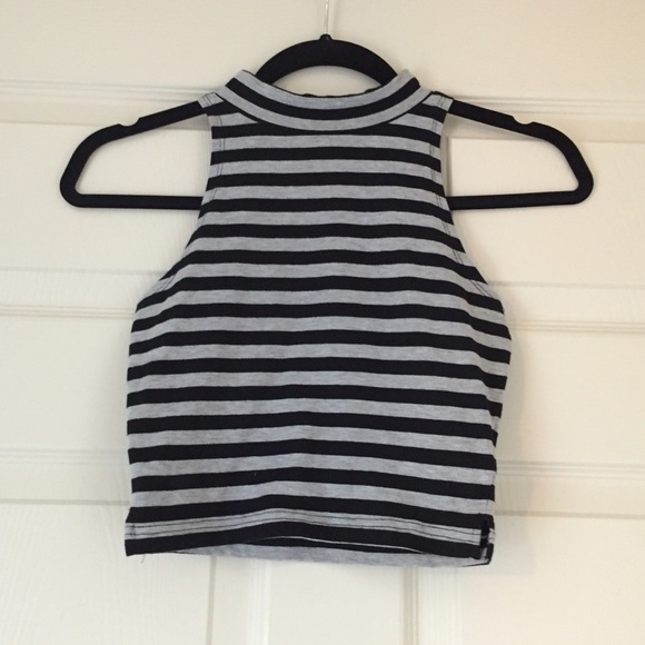 Striped Crop Top
