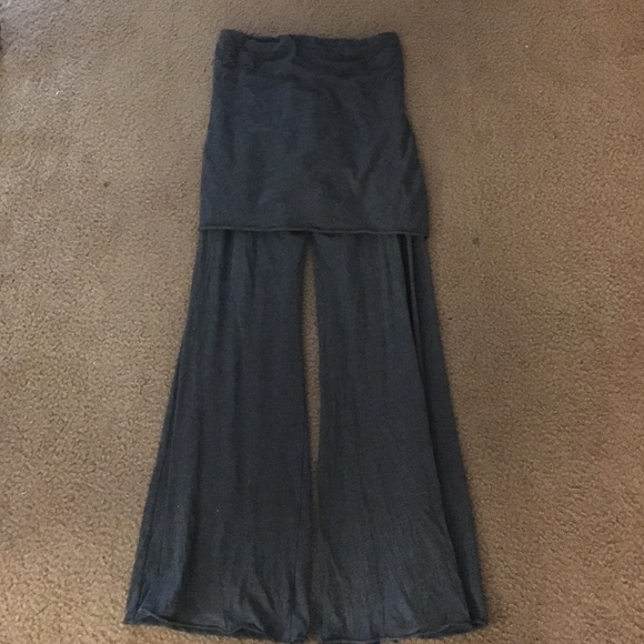 Super soft dark gray jersey pants