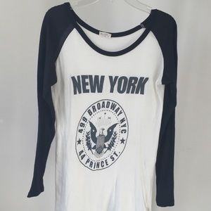Brandy Melville New York Raglan TShirt
