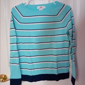 Vineyard Vines Regatta Striped Boatneck Sweater