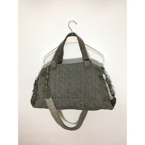 Armani Exchange denim weekend bag