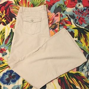 Gap Corduroy Beige Pants with Flare