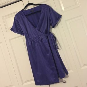 Purple Banana Republic Wrap Dress