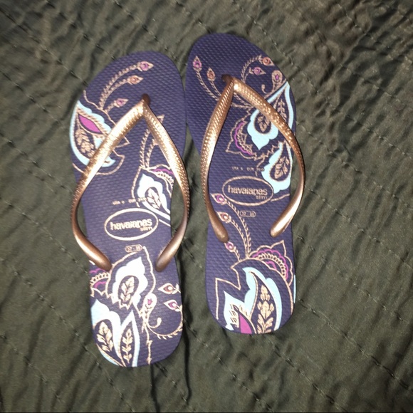 havaianas slim flip flops. Size 6 (37-38)