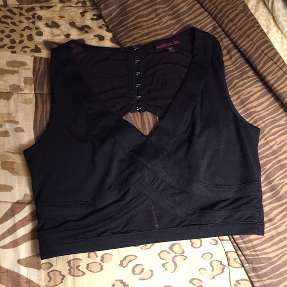 Material Girl crop top/bralette