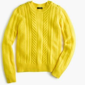 J. Crew Lemon Yellow sweater
