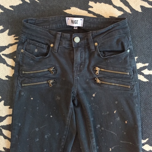 PAIGE Denim - Paige edgemont splatter paint jeans