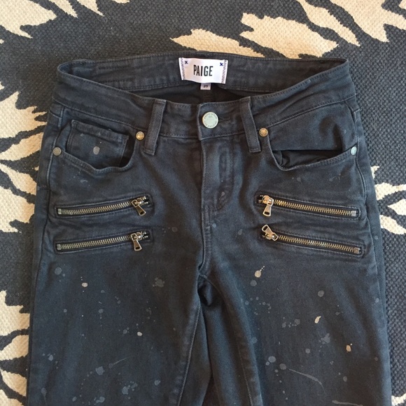 Paige edgemont splatter paint jeans - Picture 3 of 4