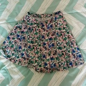 Patterned Miniskirt