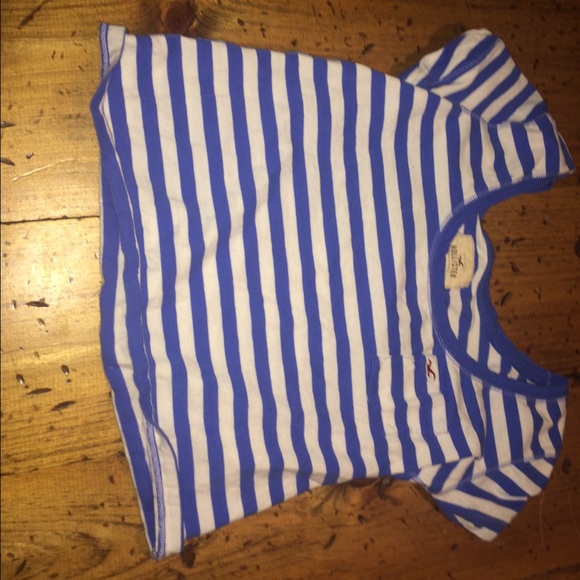 Striped Hollister Crop Top