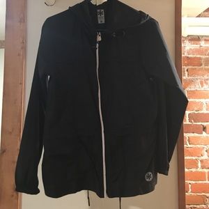 Black old navy wind breaker