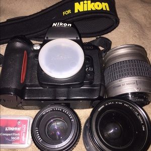 Nikon D100 X 3 Lenses X 16GB Compact Flash