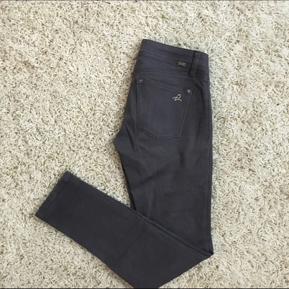 DL1961 waxed grey Emma pants