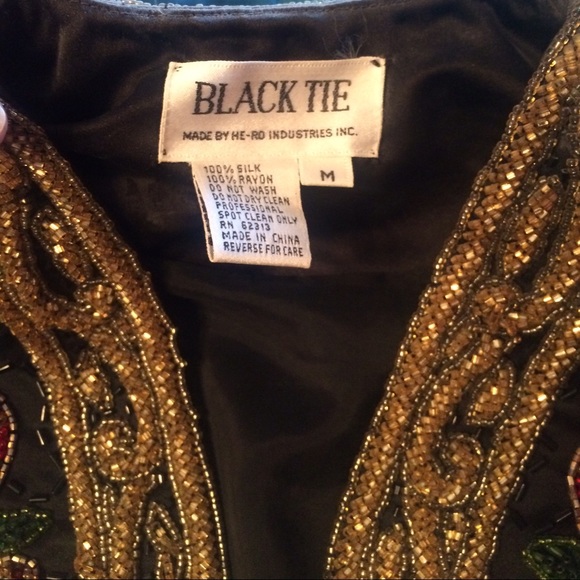 Vintage ornate beaded jacked - Picture 3 of 3