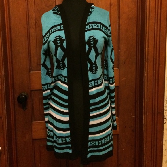Tribal Print Cardigan