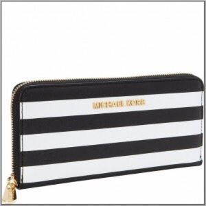 MK Striped Wallet