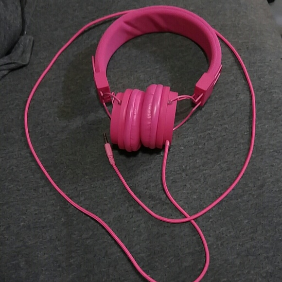 Foldable Hot Pink Headphones