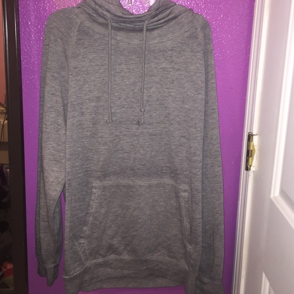 Grey turtle neck sweater