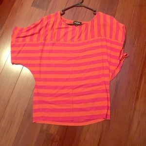 Bebe striped top