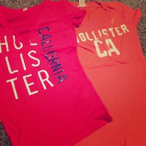 Both Hollister shirts brand new 10 dollars each