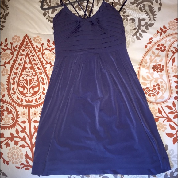 Short blue dress