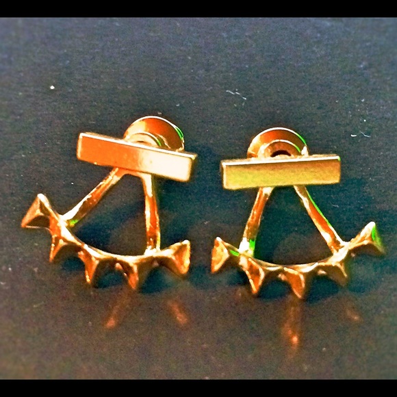 Sunahara Gold Pyramid Ear Jacket