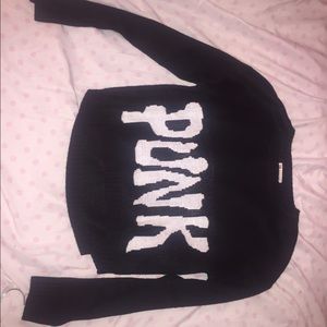 NWOT Black PUNK sweater
