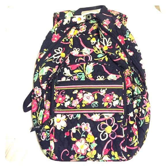 Vera Bradley Campus Backpack in Ribbons