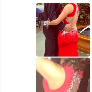 Red Prom dress size 4!