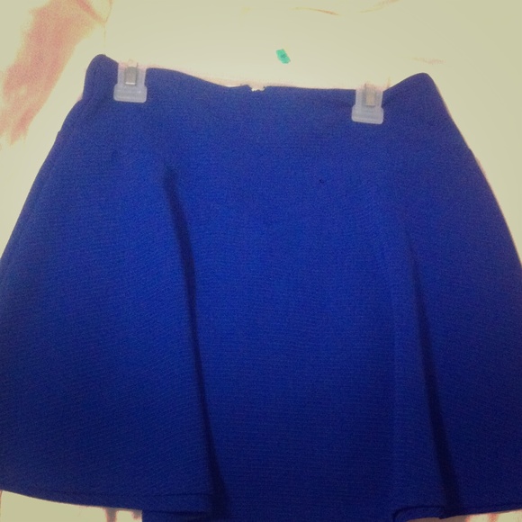Blue Skater Skirt