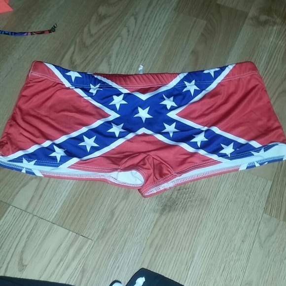 Rebel flag bathing suit bottoms