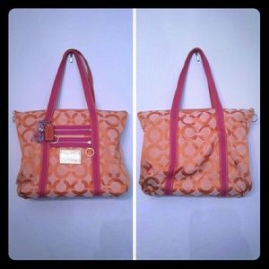 ~*SOLD!*~ Coach Poppy Glam Tote