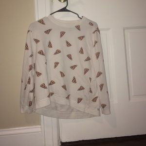 Cute tumblr pizza crewneck