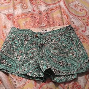 Paisley shorts