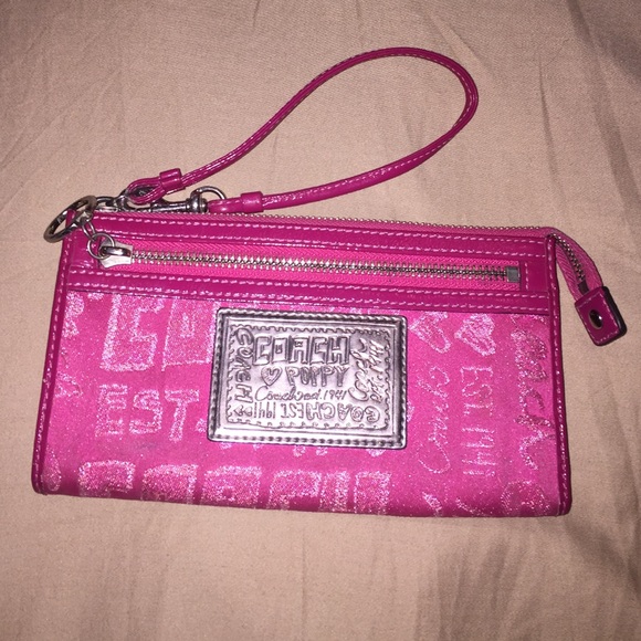 Coach Poppy style Wallet/Wristlet