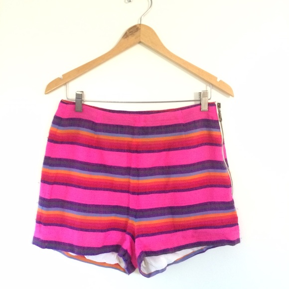 Hot pink KENNY high waisted shorts