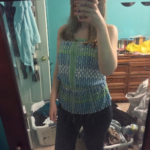 Trina Turk Chain Printed Tank - Picture 3 of 3