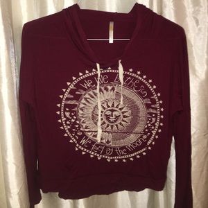 "We live by the sun, We feel by the moon" hoodie