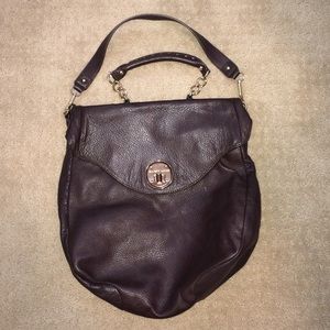 Elliot Lucca brown leather designer bag