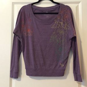 Honolua Purple Long Sleeve Comfy Light Sweater