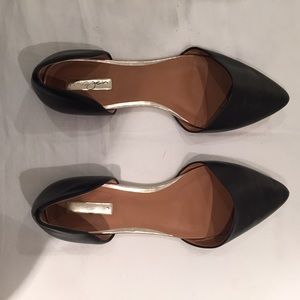 Black D'Orsay Flats