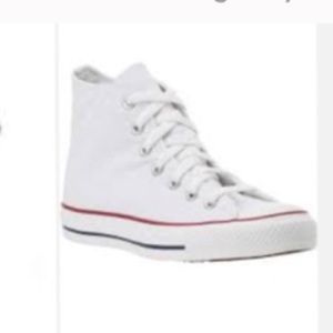 ISO White high-top Converse!⚠️⚠️⚠️