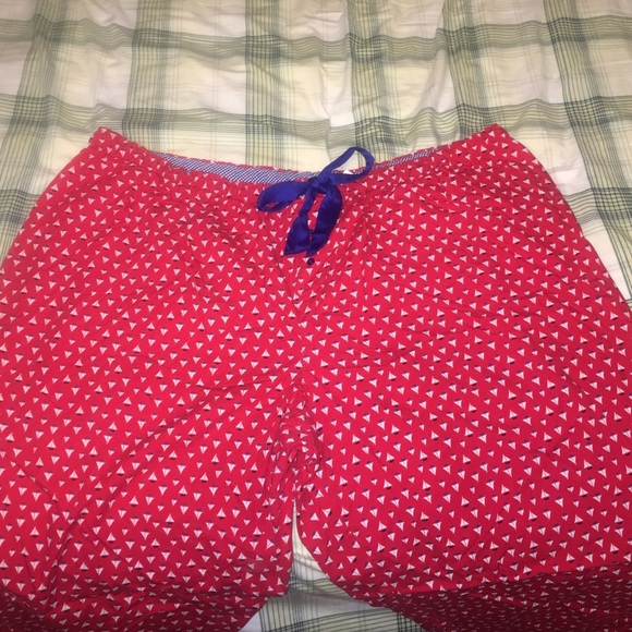 Red Sailboat Pajama Pants