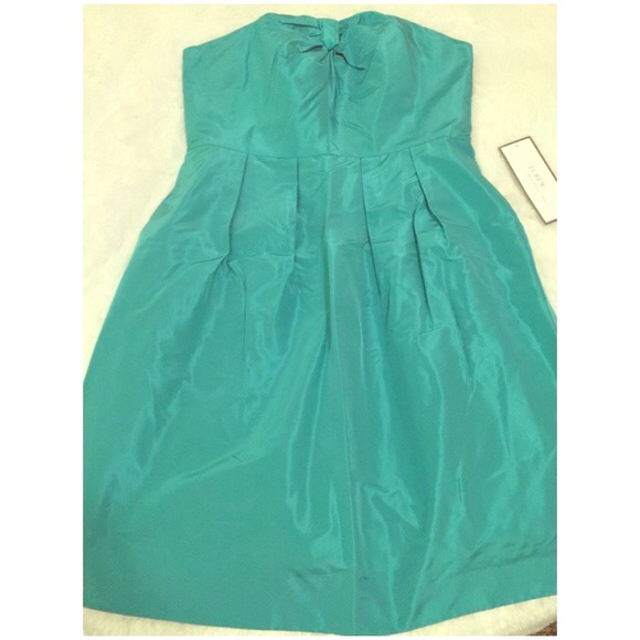 J.CREW Strapless Silk Taffeta Party Dress