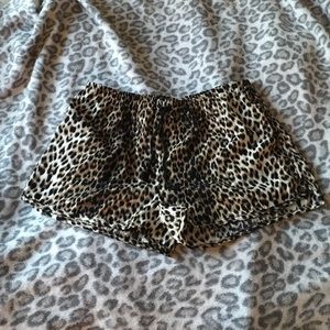 Cheetah print shorts